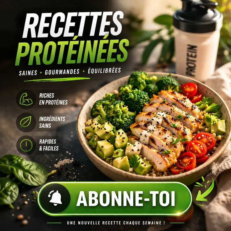 Inscrivez-vous à notre newsletter pour ne rater aucune recette