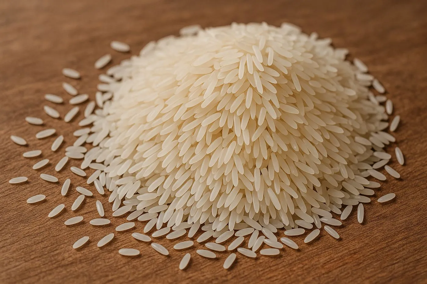 Riz jasmin en cours de cuisson